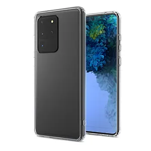 Ultra Clear Acrylic bumper TPU slim cell phone back cover case for Smasung S20 S20 Plus Ultra