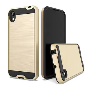 brushed metal case for Huawei Y7 2019/Y7 PRO 2019/Y7 PRIME 2019 for veruse case cover