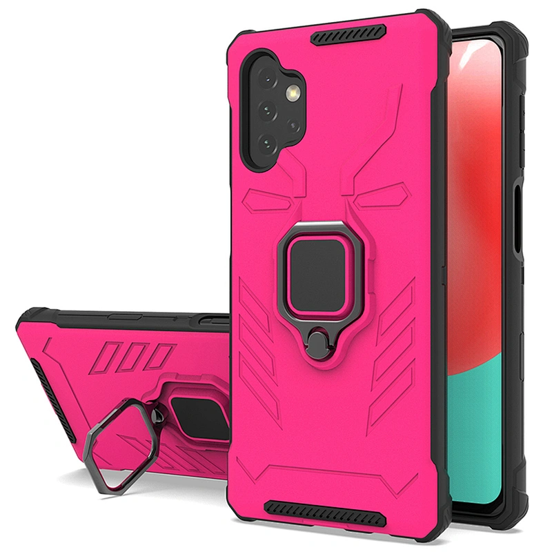 360 degree metal ring holder kickstand back cover phone case for Samsung A32 A12 A02S A32 A52 A72