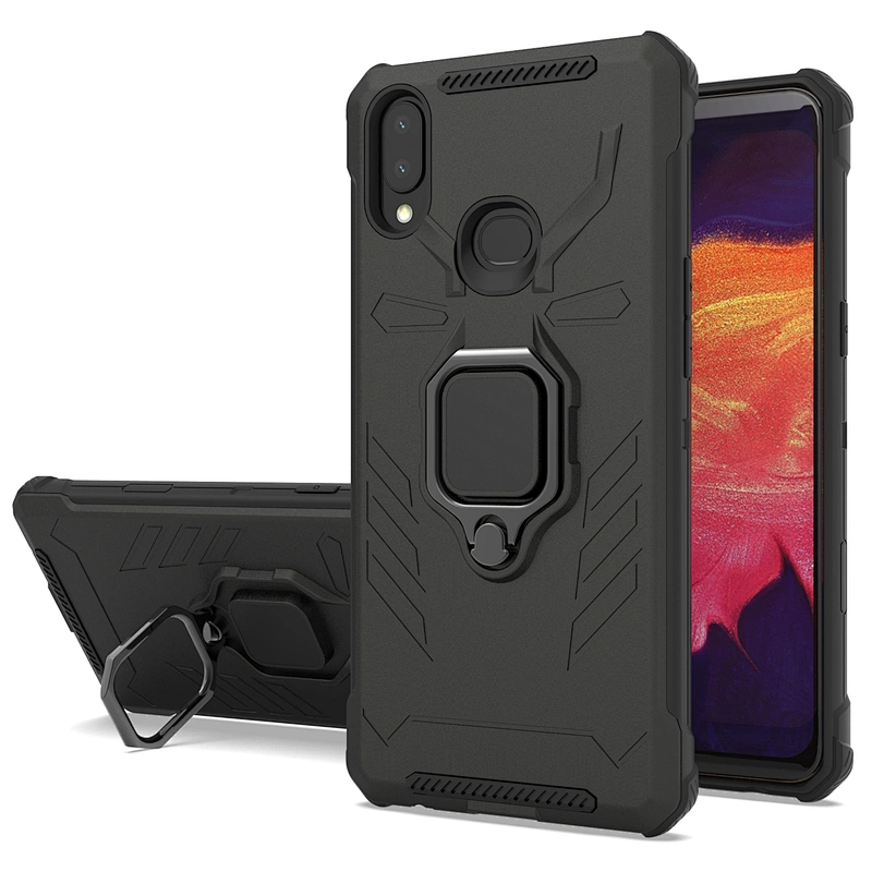 Fashion brand slim body phone case with ring holder for Samsung A10S A20S A10 M10