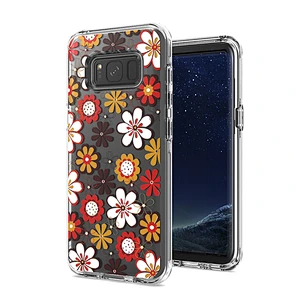Best quality transparent cell phone cover tpu shockproof oem printing phone case for Samsung S8