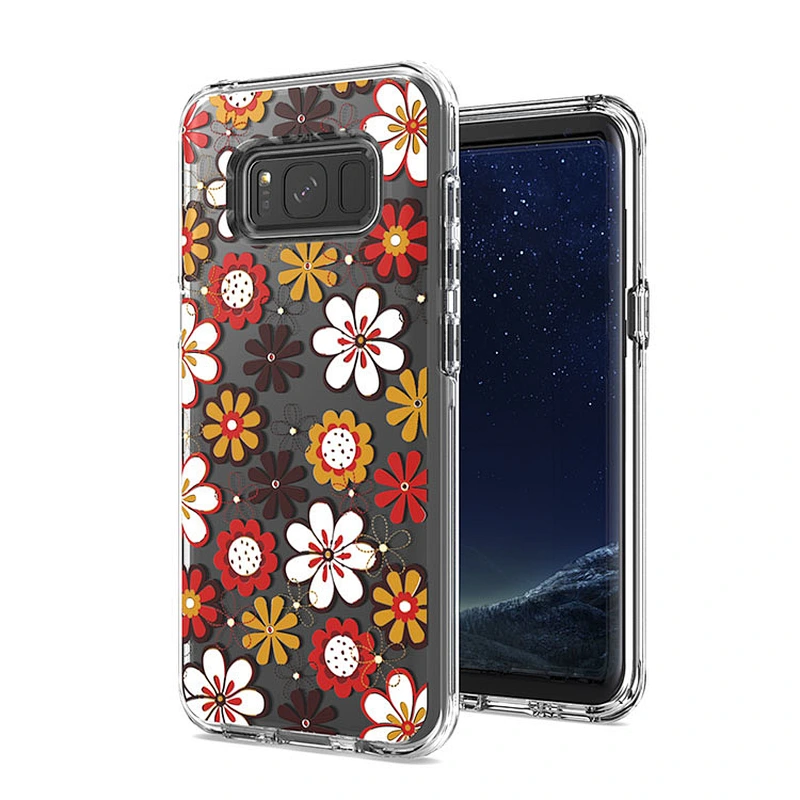 Best quality transparent cell phone cover tpu shockproof oem printing phone case for Samsung S8