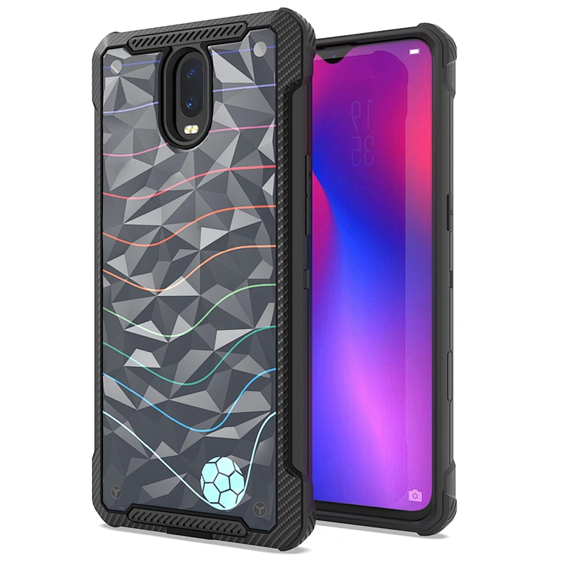 wholesale factory price case,diamond phone back cover with beautiful design for OPPO R17