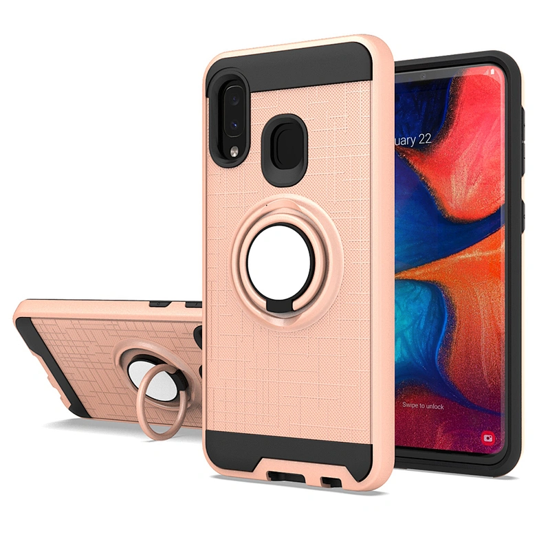 Shockproof Custom Logo Ring Holder Case Phone Covers For samsung A21S NOTE 20 ULTRA A01 core