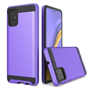 Non-slip Wire Drawing Mobile Accessories Cell Phone Case for Samsung S20 Plus Ultra A11 A21 A51