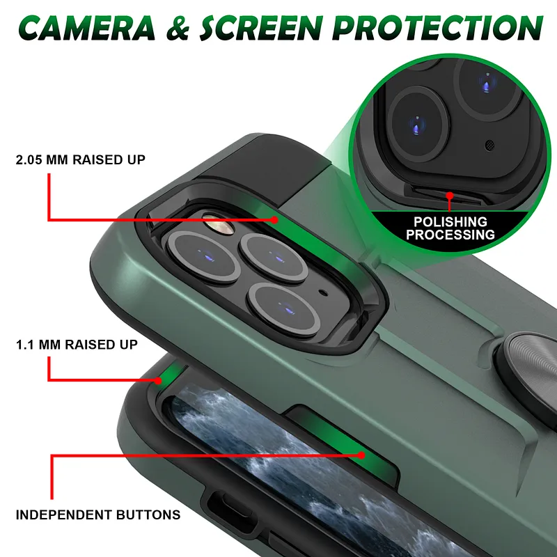 2021 Kickstand with strong ring holder phone case For Samsung A42 S30 PLUS Ultra M31 A12