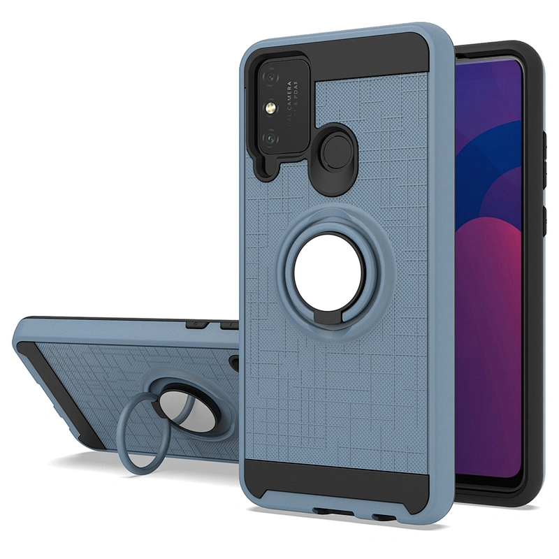 Two pieces Kickstand Rotation Ring Holder Phone Case For Huawei P40 Lite Y6P Y7P Y5P 2020