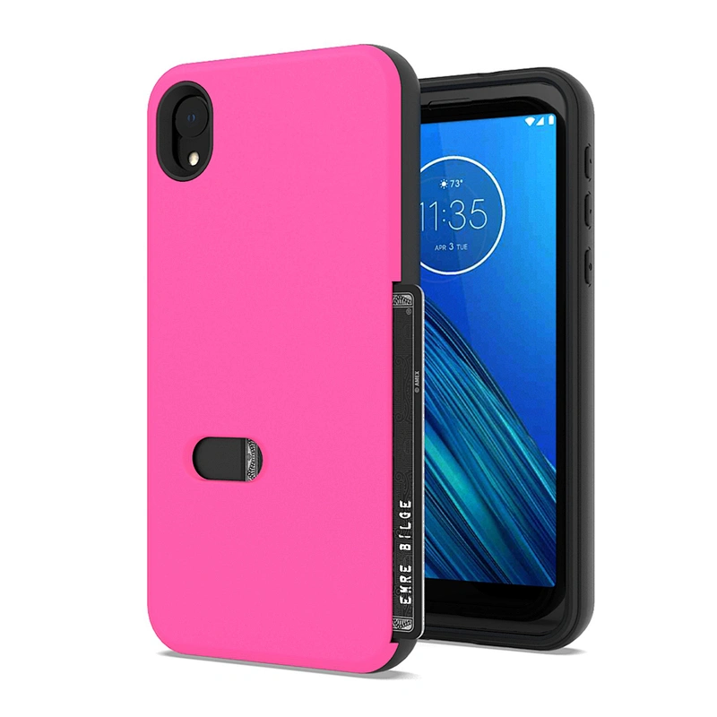 New Models Mobile Cases Fashionable Phone Covers with Credit Card Slot for Motorola E6 Plus Play