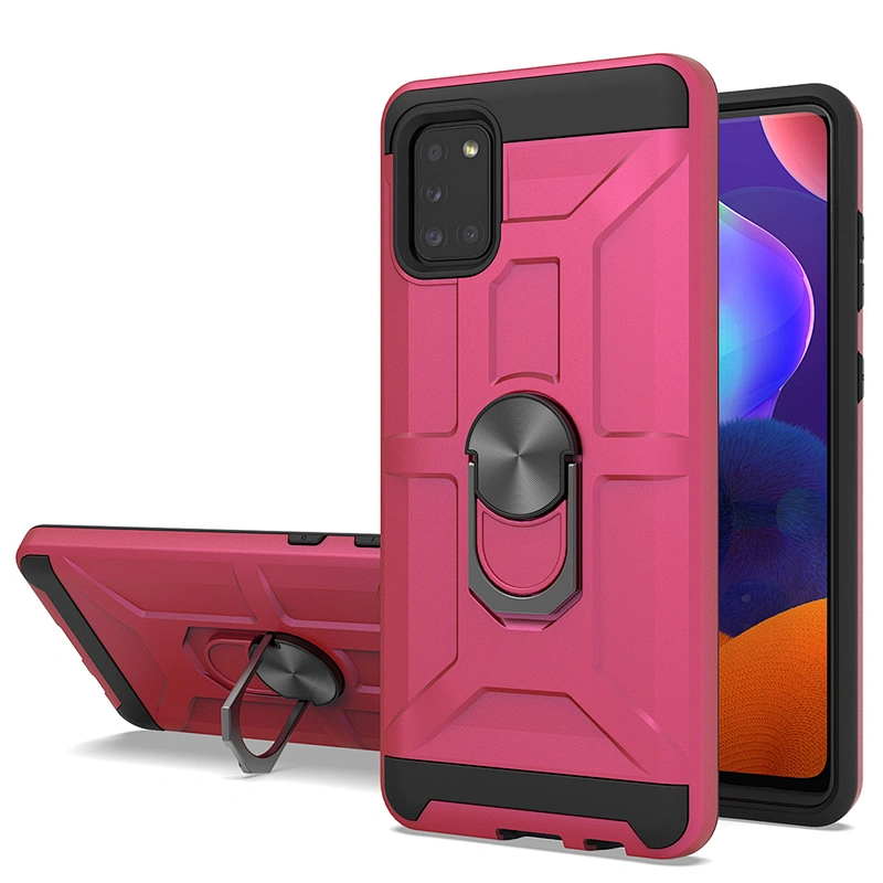 Wholesale factory mobile covers magnetic ring phone case for Samsung A12 A42 M31