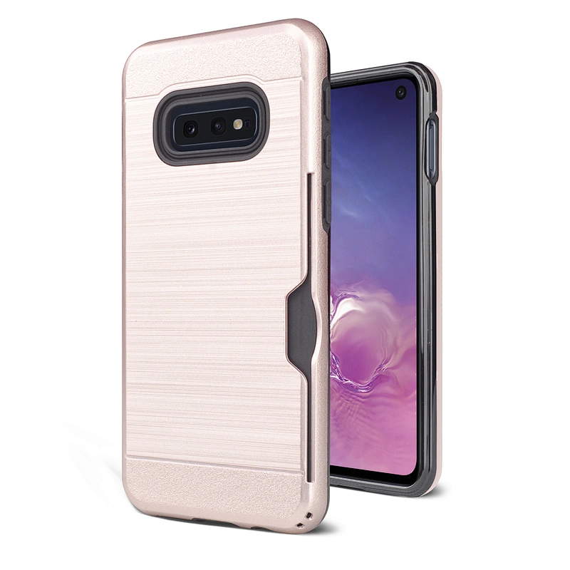 Best Selling TPU PC 2 In 1 Mobile Phone Case With Card Slot For Samsung S10 S10E Plus