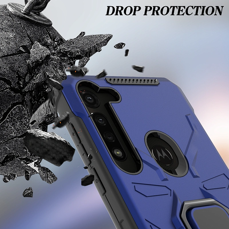 Shockproof protective cell phones case with holder stand for Motorola G Fast G8 Power Lite 2020