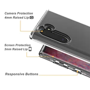 Various Custom Design High Transparent Ultra Clear Mobile Phone Back Cover for Samsung A51