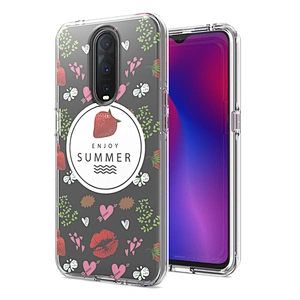 Best seller custom design ultra clear tpu pc 2 in 1 combo phone case for Oppo R17 Pro