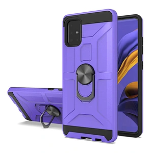 Best selling shockproof cell phone cases with ring for Samsung A51 A71 A81 A91 case