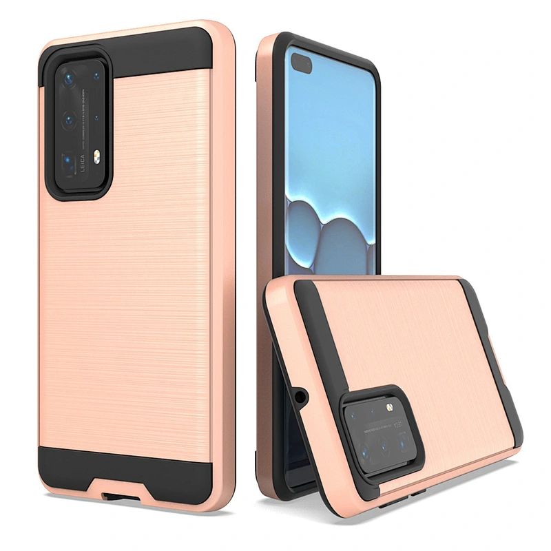 2020 hot sale brush metal cell phone cover for Huawei P40 LITE Nova 5T Y5 2019 P30 PRO MATE 20
