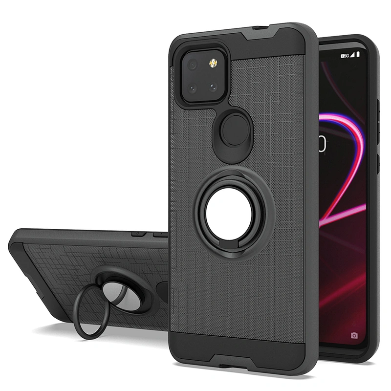 Supplier multi Colors Car Bracket With Ring Holder Kickstand Phone Cases For TCL revvl 4 Plus 5G