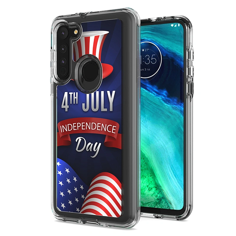 Top selling mable printed phone case with customized images for Motorola Moto G8