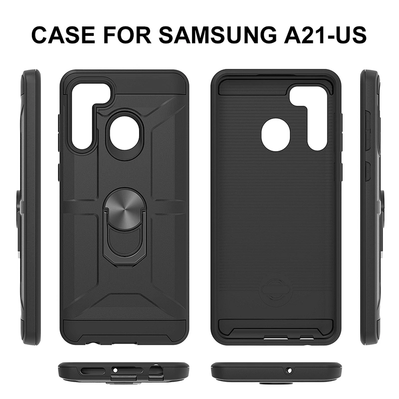 Hot selling 2 in 1 Shockproof cell phone case For Samsung A21 A01 A51 A71