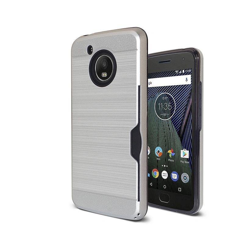 Combo case, credit card holder slot case for moto G5