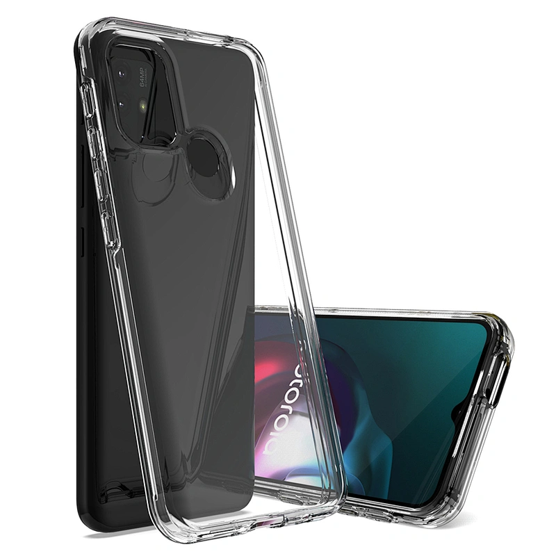 Sublimation blank tpu pc transparent cover ultra clear phone case for Motorola G 5G G10 G30