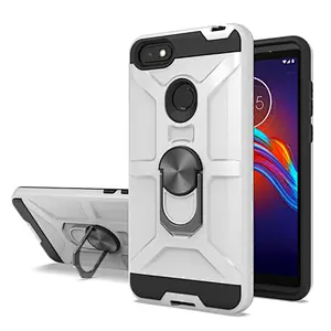 New model shockproof mobile covers phone cases with ring kickstand for Motorola E6 Play