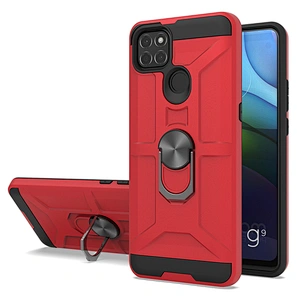 China wholesaler shock resistant mobile phone covers case with metal ring for Motorola G9 Power