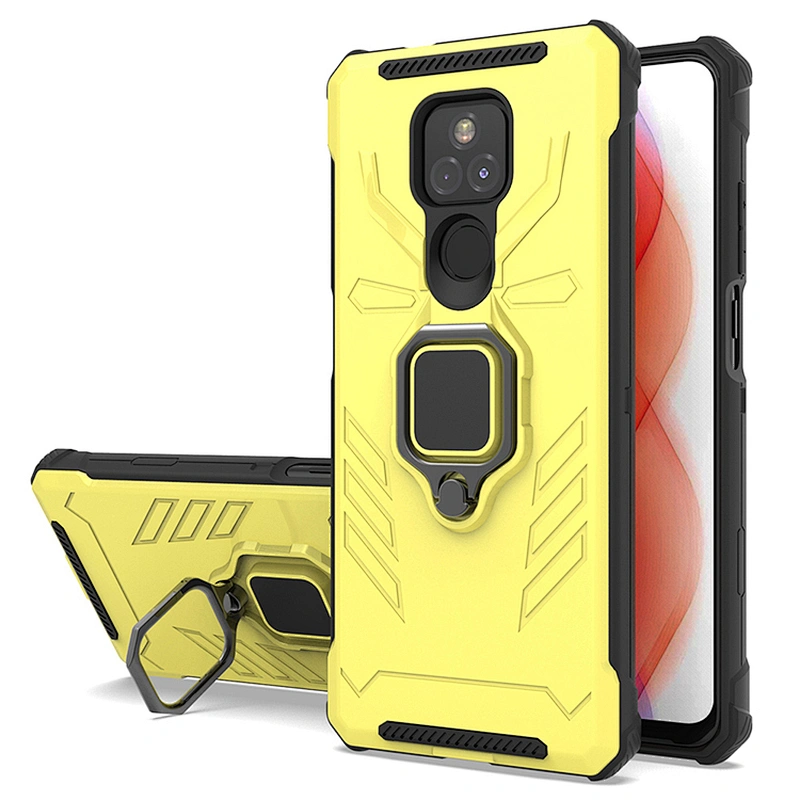 360 Ring Magnetic Phone Case Cover With Stand Holder For Motorola G Play 2021 Power Stylus