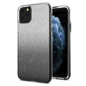 Factory Wholesale Glitter Paper Mobile Case Gradient PC Cell Phone Cover For iPhone 11 Pro Max SE