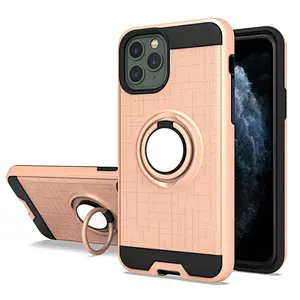 Custom phone case for iphone 11 pro,360 degree holder stander ring phone cover for iphone 11