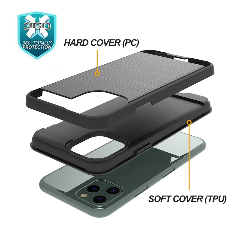 Protective TPU PC Combo Covers Custom Cell Phone Case For Motorola G9 Play E7 Plus One Fusion E6S