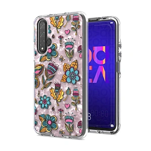 China Factory Direct Sale Phone Accessories TPU PC Glitter Custom Printed Mobile Case for Huawei Nova 5T