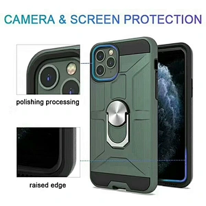 360 ring holder protection cover cases kickstand phone cover for iphone XS SE2 11 Pro max XR 8G XI