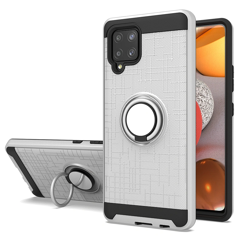 Amazon New Products Ring Holder TPU Hybrid 2 In 1 Combo Phone Case For Samsung A42 5G S30 Plus Ultra