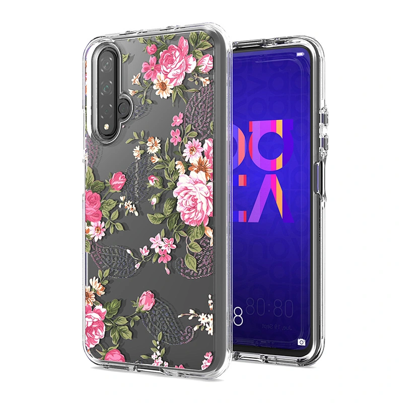 Transparent girls phone cover tpu clear case for Huawei Nova 5T P Smart Z Nova 7I