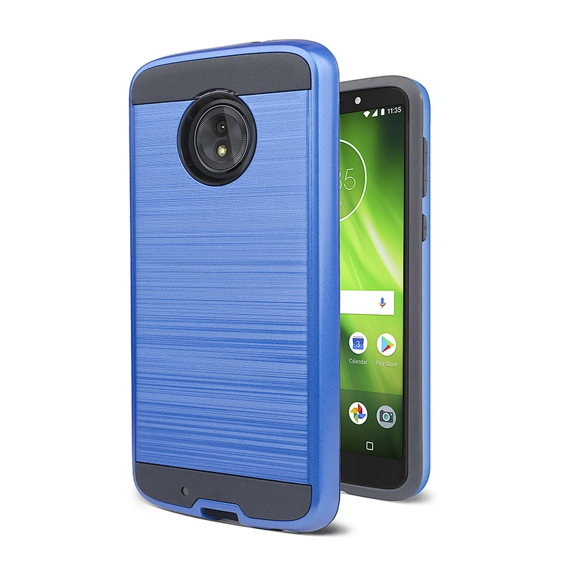 For MOTO E6 case, PC TPU combo case for Motorola G7 hybrid phone case