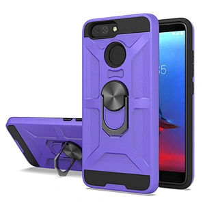 New arrivals for ZTE mobile phone accessories shockproof back housing cases with ring holder for ZTE V9