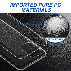 Transparent clear tpu pc combo cell phones cover cases for Samsung A12 A32 A52 A72