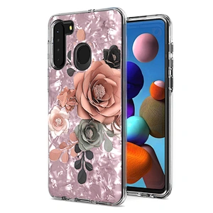 Shell Paper Covers Double Layer Mobile Cell Phone Case For Samsung A01 Core Note 20 Ultra A21S S20 FE