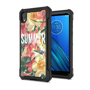 Hot Sale Fashion Diamond Pattern phone case nice printed phone cover for Motorola E6