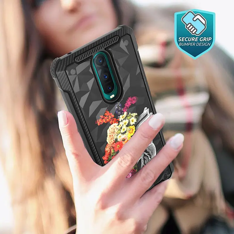 carbon fiber pattern phone case for OPPO R17 Pro pc tpu cover for OPPO R17 Pro