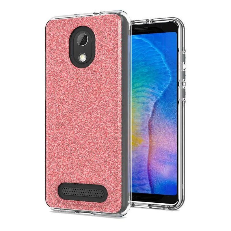 Various of style 2 in 1 tpu pc Bling Glitter phone case For Huawei Mate30 lite pro Nova 5T P40 Lite