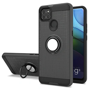 2021 New TPU PC Combo Case Cell Phone Cover With Kickstand Ring For Motorola E7 Plus G9 Power
