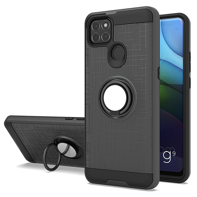 2021 New TPU PC Combo Case Cell Phone Cover With Kickstand Ring For Motorola E7 Plus G9 Power