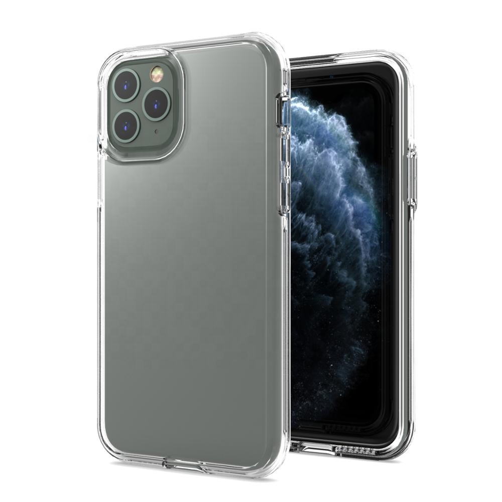 Wholesale transparent back cover soft TPU mobile phone case for Iphone 11 PRO MAX XS XR