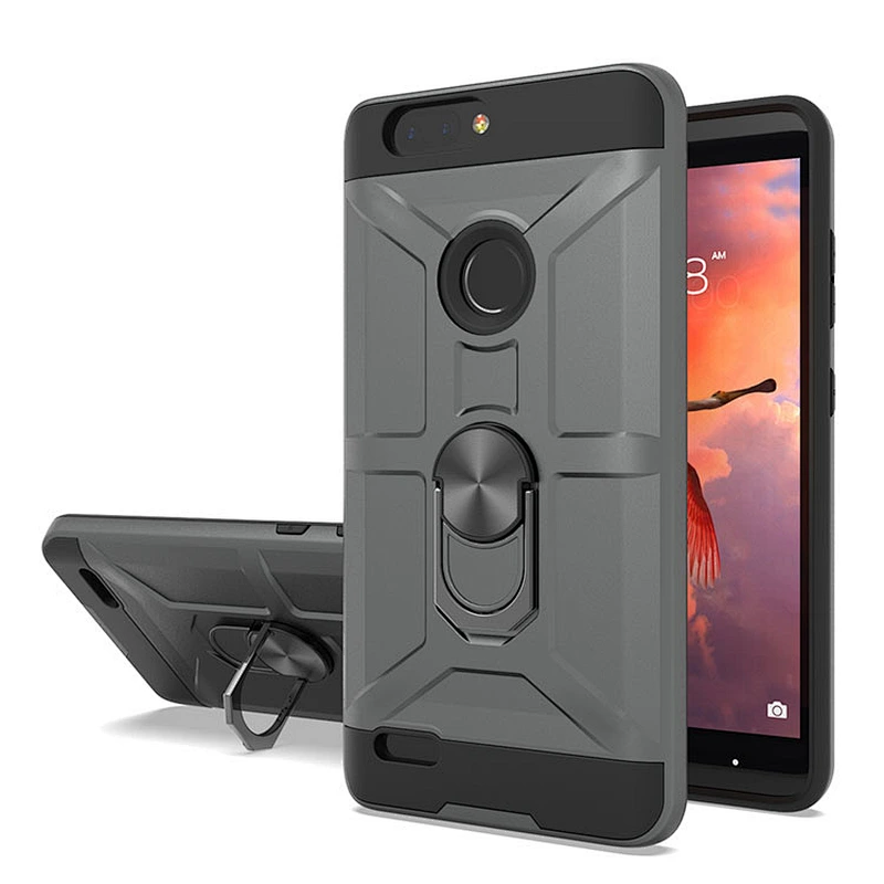 Mobile phone accessories case china factory 360 degree adjustable ring case for ZTE Z982 back cover