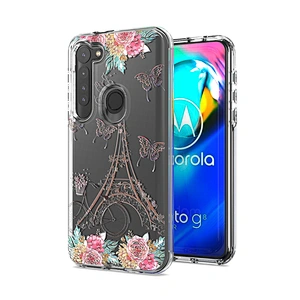 Mobile case custom transparent phone back cover for Motorola G power 2020  P30 Play E6 Play G7 Plus