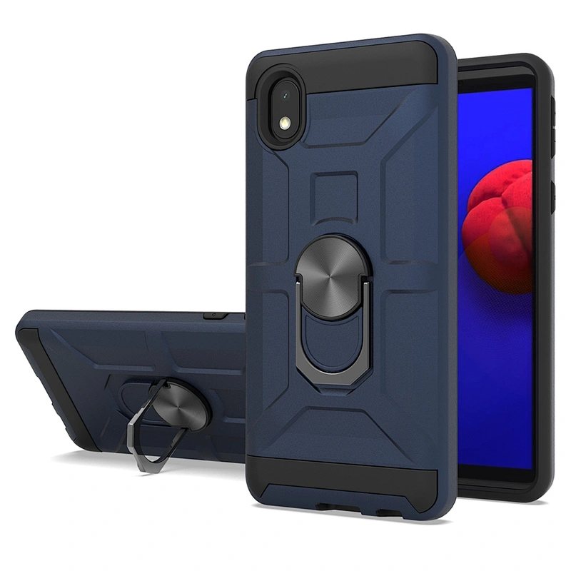 New arrival anti scratch protective kickstand ring holder phone case for Samsung A01 core