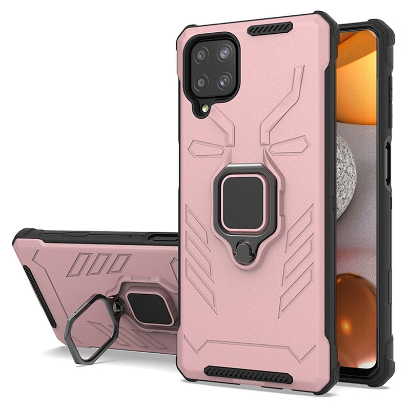 Hot sale shock proof kickstand ring phone case for Samsung A12 A02S A32 A52