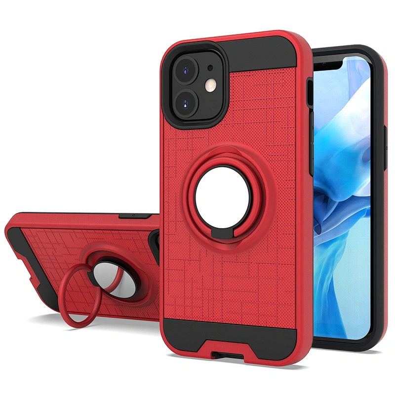 Sitemail best selling hard PC sofT TPU ring stand cover case for IPhone 12 pro max