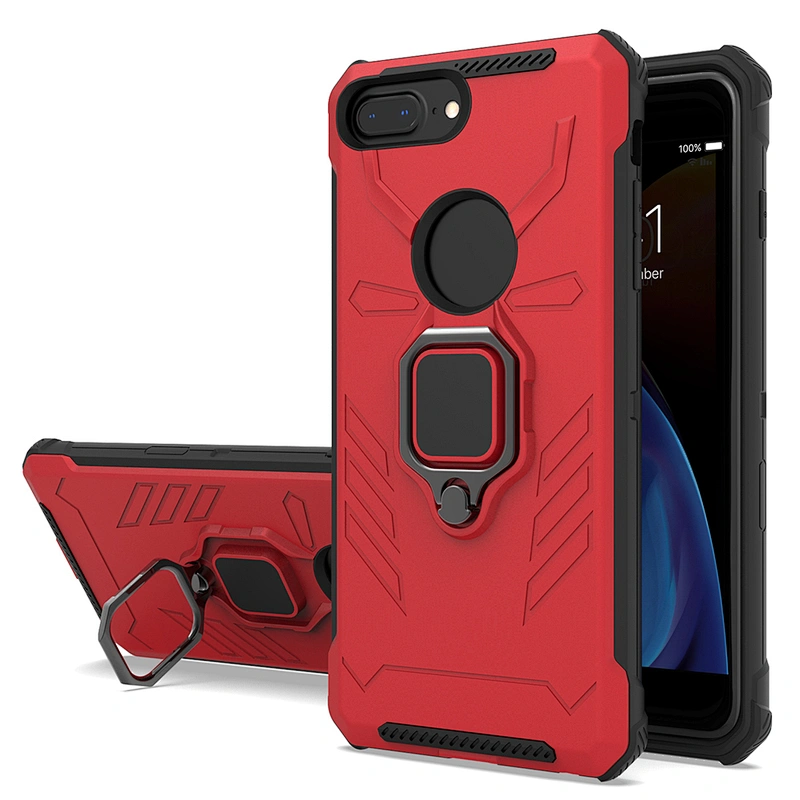 New design high fashion ring holder kickstand cell phone case for iPhone 7 8 Plus